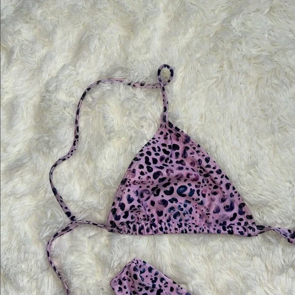 Kulani Kinis Pink Leopard Bikini - Picture 3 of 5